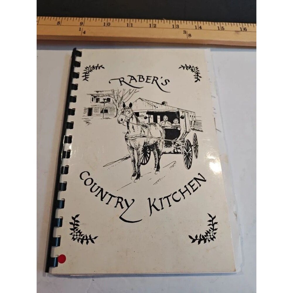 Vintage Raber's Country Kitchen Amish Cookbook